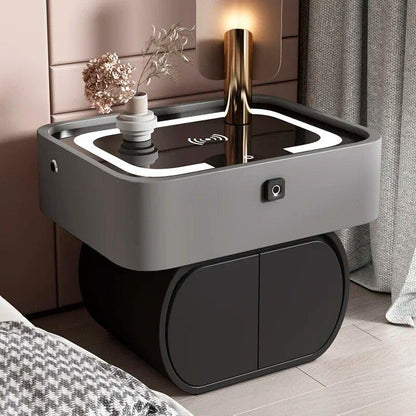 Modern Moroccan Minimalist Wooden Nightstand