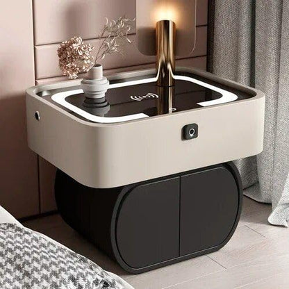 Modern Moroccan Minimalist Wooden Nightstand