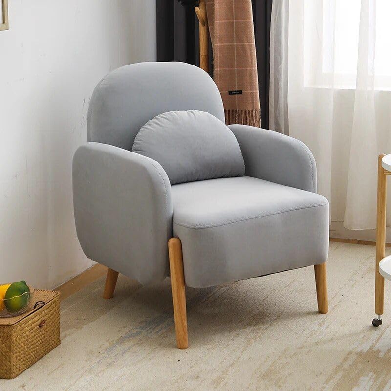 Lammfell Nordischer Sessel – Gemütliches, minimalistisch-modernes Einzelsofa
