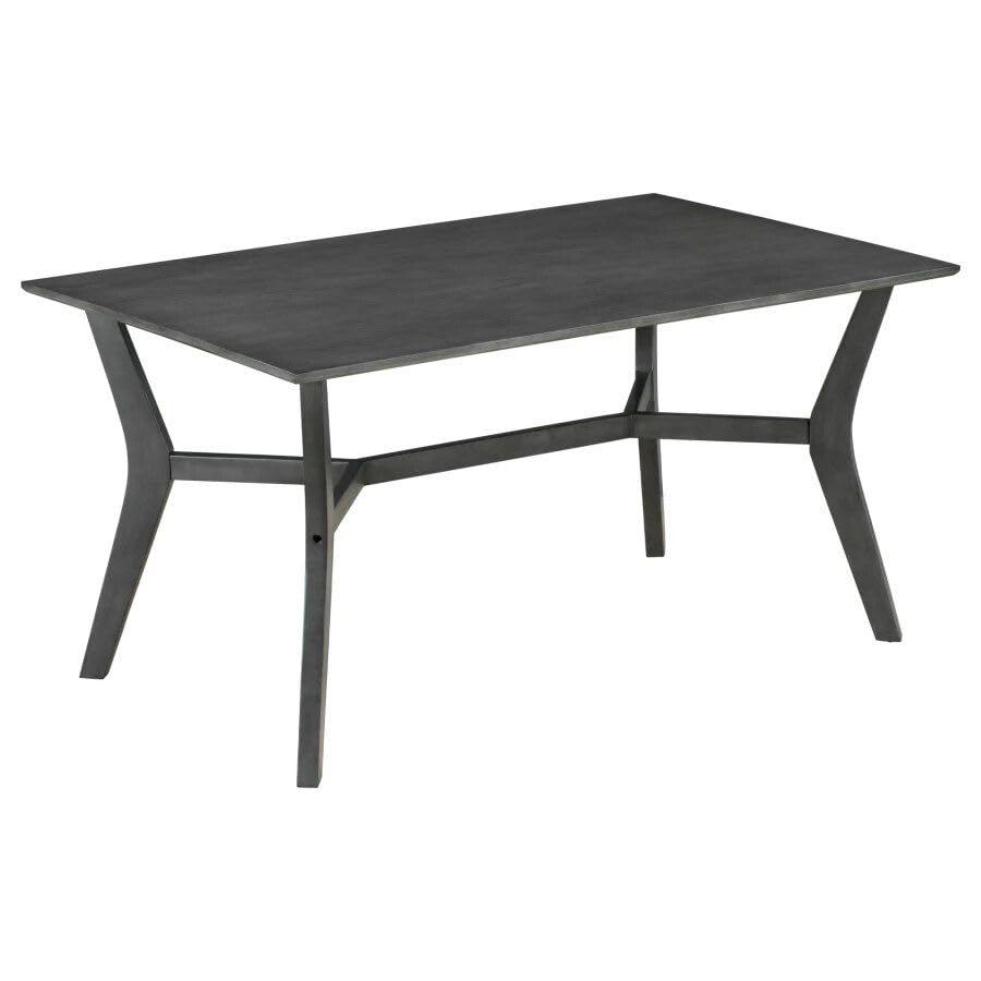 Mid-Century Modern 6-teiliges Esszimmer-Set mit Tisch, Stühlen und Bank