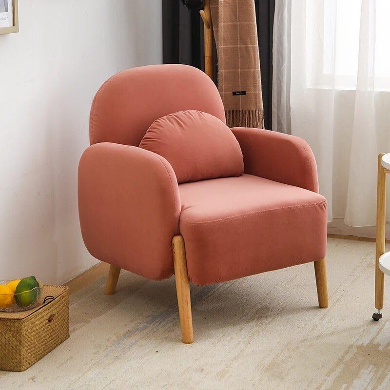 Lammfell Nordischer Sessel – Gemütliches, minimalistisch-modernes Einzelsofa