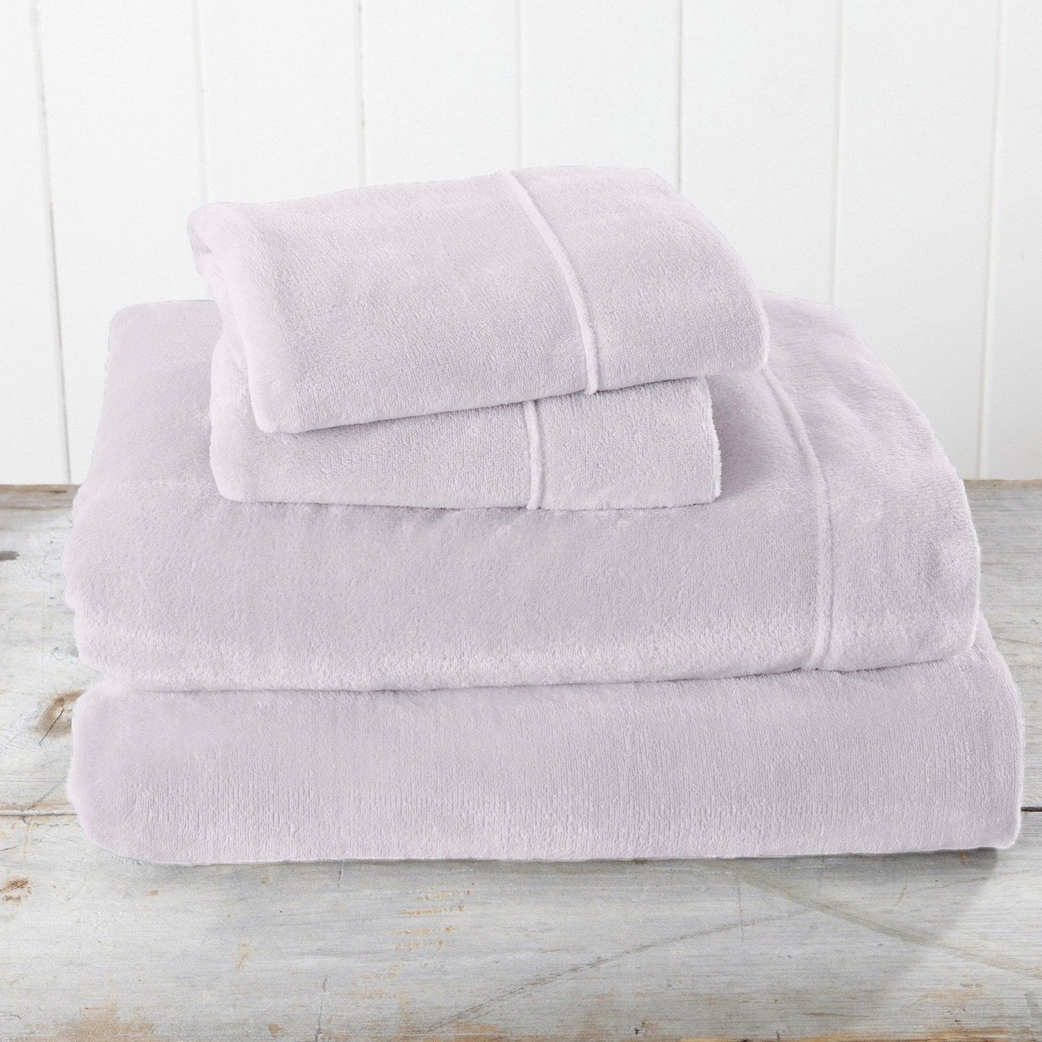 Solid Plush Sheet - Velvet Luxe Collection