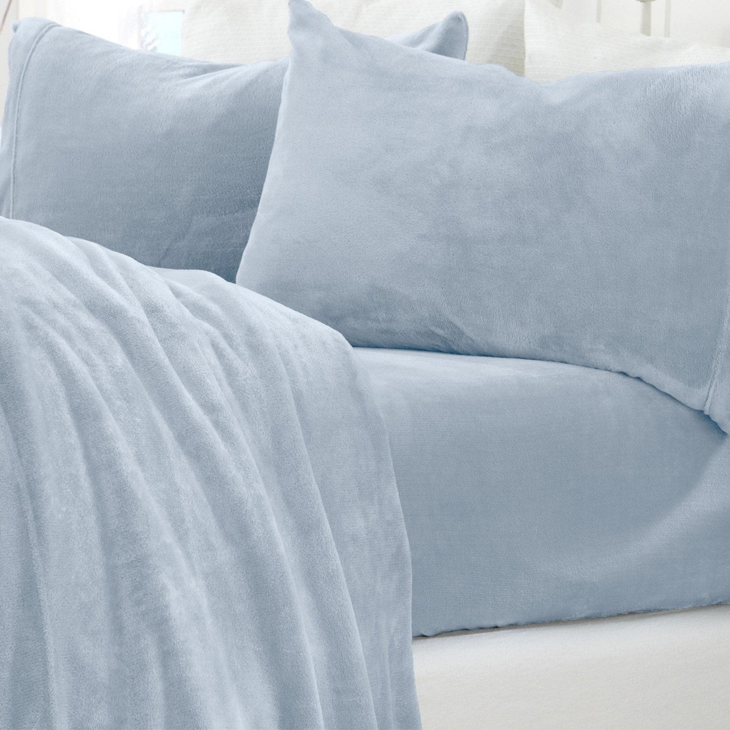 Solid Plush Sheet - Velvet Luxe Collection